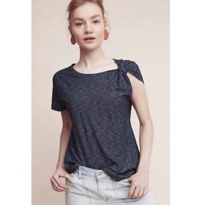 Anthropologie Deletta Margot gathered knot top